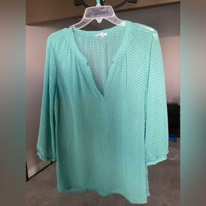 Caslon L sheer blouse